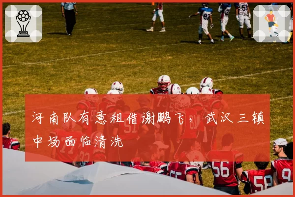 河南队有意租借谢鹏飞，武汉三镇中场面临清洗